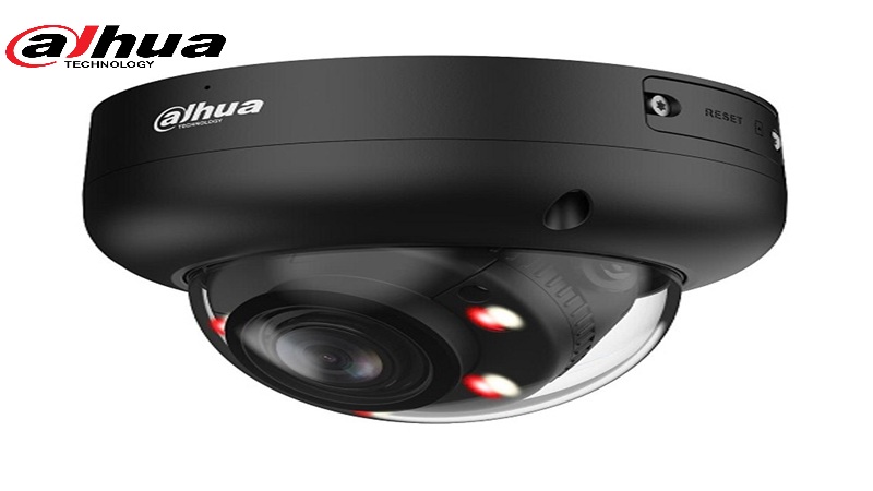 Dahua DH-IPC-HDBW3849R-ZAS-IL-Black – Camera IP Dome 8MP Full-Color Zoom Màu Đen